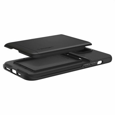 Hoesje iPhone 14 Plus Spigen Slim Armor CS Case - Zwart