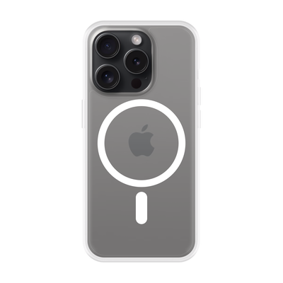 Cazy Soft TPU Hoesje met Magnetische Ring geschikt voor iPhone 15 Pro - Transparant
