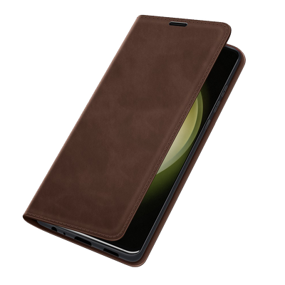 Cazy Wallet Magnetic Hoesje geschikt voor Samsung Galaxy S23 - Bruin
