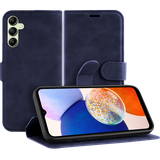 Premium Wallet Hoesje geschikt voor Samsung Galaxy A14 4G/5G - Blauw
