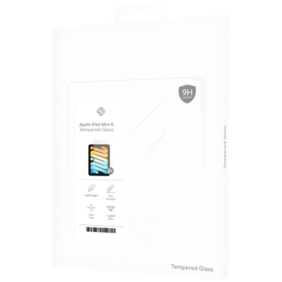 Cazy Tempered Glass Screen Protector geschikt voor iPad Mini 2022 (6th Gen) - Transparant - 2 stuks