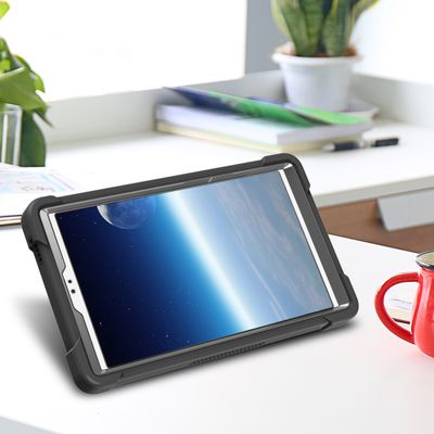Cazy Full Body Shockproof Hoes geschikt voor Samsung Galaxy Tab A7 Lite - Zwart