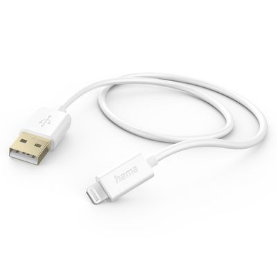Hama USB-Kabel - USB-A naar Lightning - 150cm - Wit