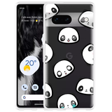 Hoesje geschikt voor Google Pixel 7 - Panda Emotions