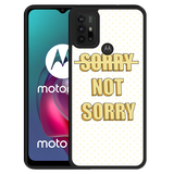 Hardcase hoesje geschikt voor Motorola Moto G10 - Sorry not Sorry