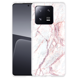 Hoesje geschikt voor Xiaomi 13 Pro White Pink Marble