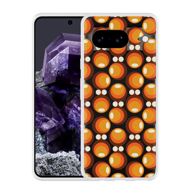 Cazy Hoesje geschikt voor Google Pixel 8 70s Oranje