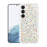 Hoesje geschikt voor Samsung Galaxy S23 Happy Dots