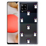 Hoesje geschikt voor Samsung Galaxy A42 - Penguin Chillin