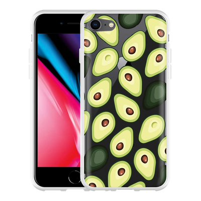 Cazy Hoesje geschikt voor iPhone 8 - Avocado's