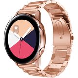 Metalen armband voor Samsung Galaxy Watch Active - Rose Goud