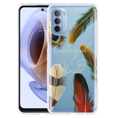 Cazy Hoesje geschikt voor Motorola Moto G41 - Feathers World