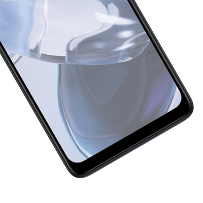Cazy Full Cover Glass Screen Protector geschikt voor Motorola Moto E22/E22i - Zwart