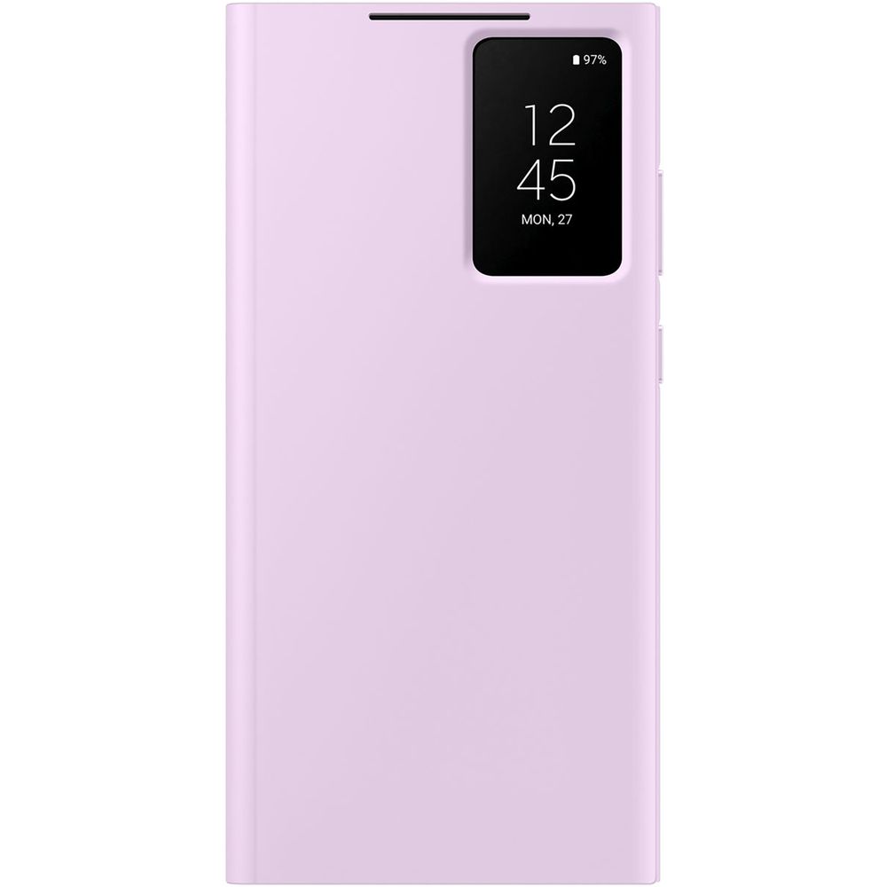 Samsung Galaxy S23 Ultra Hoesje - Originele Samsung Smart View Wallet Case - Lilac