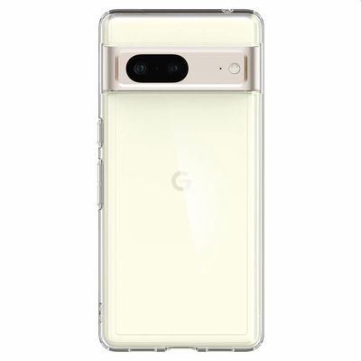 Google Pixel 7 Hoesje - Spigen Ultra Hybrid Case - Transparant