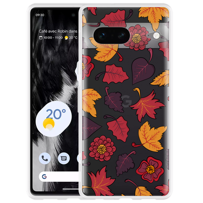 Cazy Hoesje geschikt voor Google Pixel 7 - Herfstbladeren