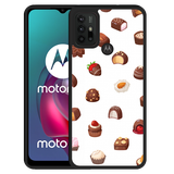Hardcase hoesje geschikt voor Motorola Moto G10 - Chocolates