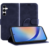 Premium Wallet Hoesje geschikt voor Samsung Galaxy A35 - Blauw