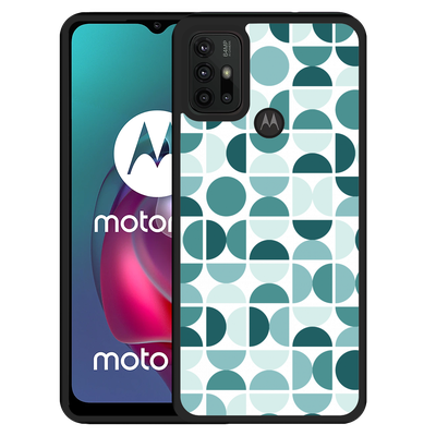 Cazy Hardcase hoesje geschikt voor Motorola Moto G10 - Cirkel Patroon