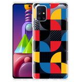 Hoesje geschikt voor Samsung Galaxy M51 - Abstract Pattern