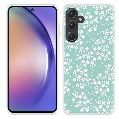 Cazy Hoesje geschikt voor Samsung Galaxy A55 Lente Bloesems