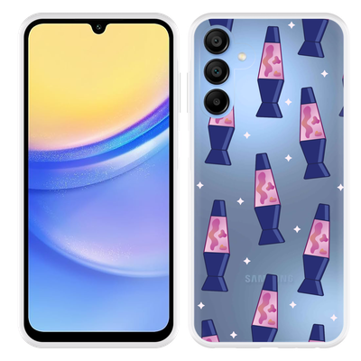 Cazy Hoesje geschikt voor Samsung Galaxy A15 / A15 5G Lavalampen