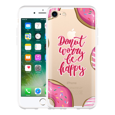 Cazy Hoesje geschikt voor iPhone 7 - Donut Worry