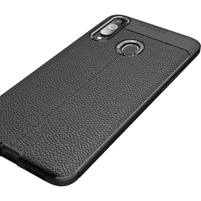 Cazy TPU Hoesje Soft Design geschikt voor Samsung Galaxy A20s - Zwart