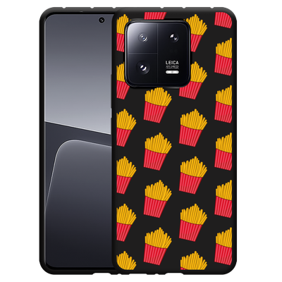 Cazy Hoesje Zwart geschikt voor Xiaomi 13 Pro Franse Frietjes