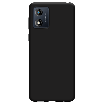Cazy Soft TPU Hoesje geschikt voor Motorola Moto E13 4G - Zwart