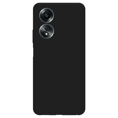 Cazy Soft TPU Hoesje geschikt voor Oppo A58 4G - Zwart