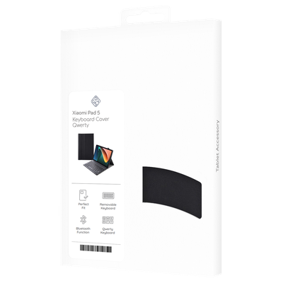 Cazy Hoes met Toetsenbord QWERTY - geschikt voor Xiaomi Pad 5 - Zwart