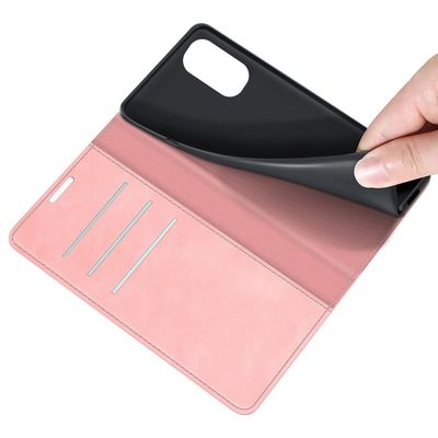 Cazy Wallet Magnetic Hoesje geschikt voor Motorola Edge 30 - Roze