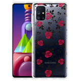 Hoesje geschikt voor Samsung Galaxy M51 - Roses