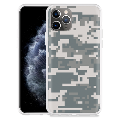 Cazy Hoesje geschikt voor iPhone 11 Pro - Camouflage Digi