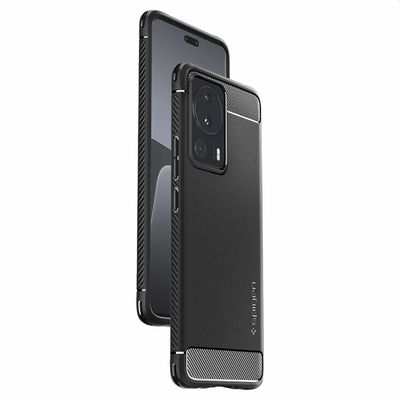 Xiaomi 13 Lite Hoesje - Spigen Rugged Armor Case - Zwart