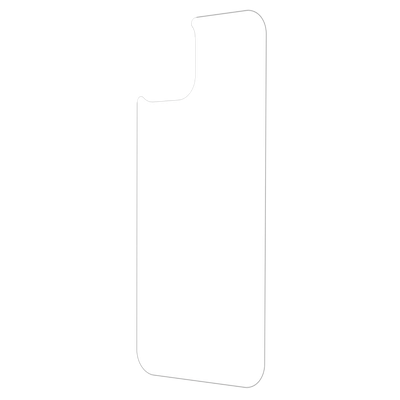 Cazy Tempered Glass Back Protector geschikt voor iPhone 15 Plus - Transparant