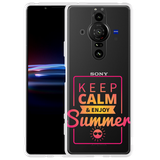 Hoesje geschikt voor Sony Xperia Pro-I - Summer Time