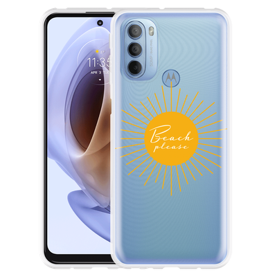 Cazy Hoesje geschikt voor Motorola Moto G41 - Beach Please