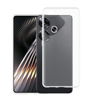 Just in Case Xiaomi Poco F6 - Soft TPU Case with Necklace Strap - Clear