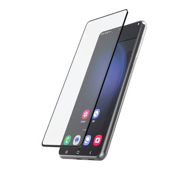 Hama 3D-Full-screenprotector geschikt voor Samsung Galaxy S22+ - Gehard glas - Anti-vingerafdrukcoating - Helderheid in HD-kwaliteit- Zwart