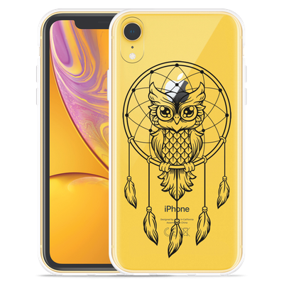 Cazy Hoesje geschikt voor iPhone Xr - Dream Owl Mandala