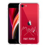 Hoesje geschikt voor iPhone SE 2020 - Pinky Promise