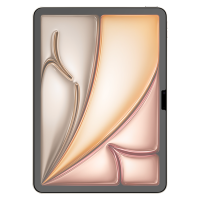 Cazy Tempered Glass Screen Protector geschikt voor iPad Air 11 2024 (6th Gen) - Transparant
