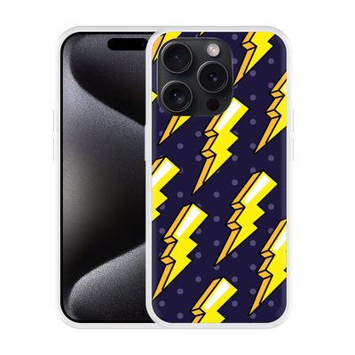 Cazy Hoesje geschikt voor iPhone 15 Pro Pop Art Lightning