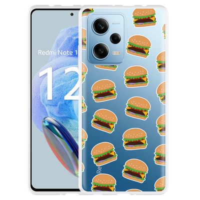 Cazy Hoesje geschikt voor Xiaomi Redmi Note 12 Pro 5G Burgers
