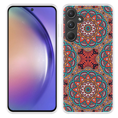 Cazy Hoesje geschikt voor Samsung Galaxy A55 Orientaalse Mandala