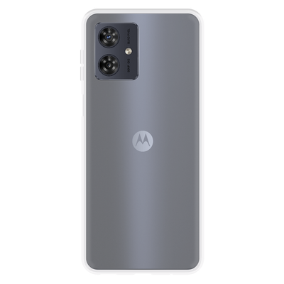 Just in Case Motorola Moto G54 5G - Soft TPU Case with Necklace Strap - Clear