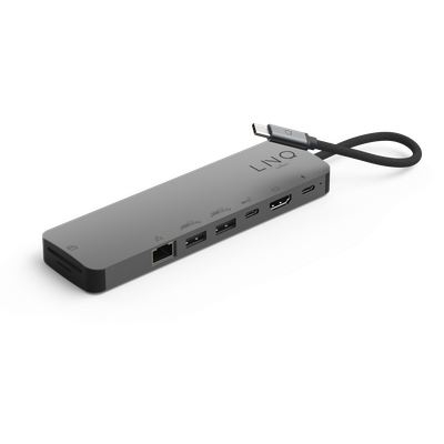 LINQ Connects 9-in-1 SSD Pro USB-C Multiport Hub  + 2M USB-C PD Kabel
