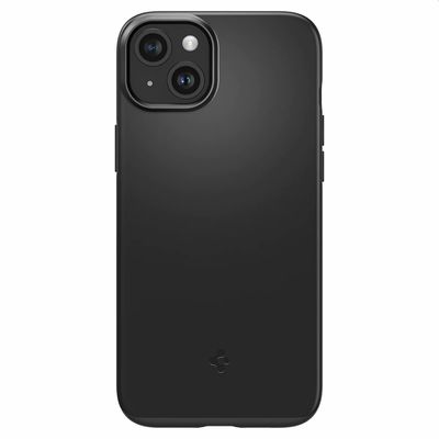 Spigen Hoesje geschikt voor iPhone 15 Plus - Thin Fit - Zwart